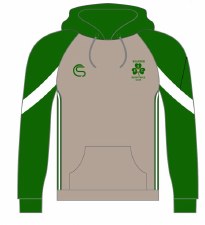 CS Kilrush Basketball Club Hoody Grey Green White Size Small